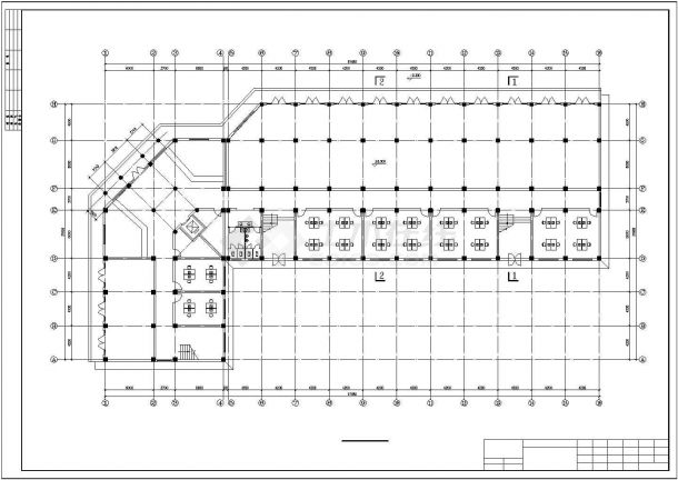 【5层】4700平米办公楼毕业设计（施组、计算书、建筑、结构图）.dwg-图一