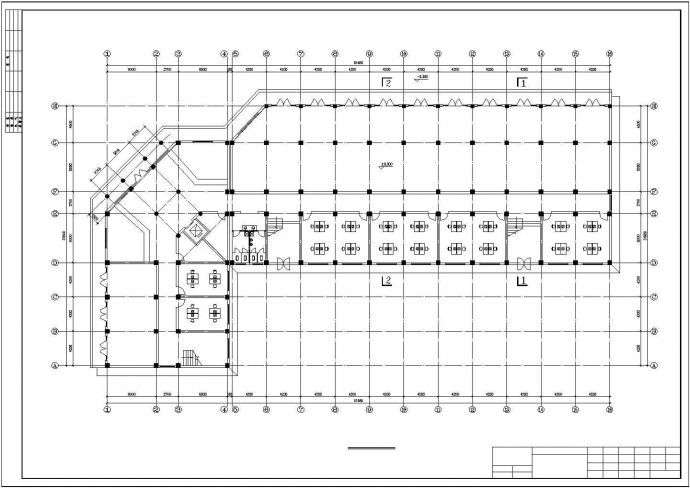 【5层】4700平米办公楼毕业设计（施组、计算书、建筑、结构图）.dwg_图1