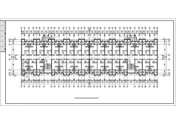 现代学生公寓建筑设计CAD图纸（共8张）-图二