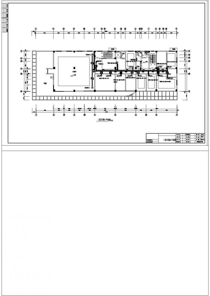 综合楼空调平面设计 cad图纸_图1