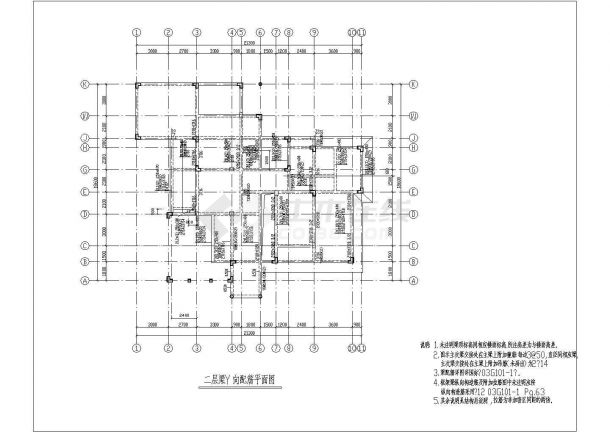 【2层】385.19平米二层山庄别墅工程量计算书及清单计价（含建筑结构图）-图二
