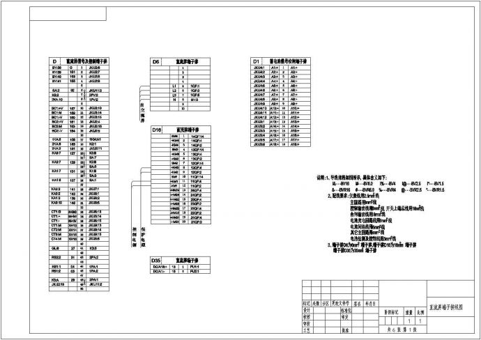 某直流屏CAD设计节点完整图纸_图1