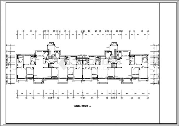 厦门市玉兰花园小区六层砖混结构住宅楼全套给排水设计CAD图纸-图一