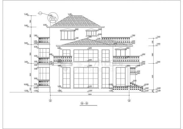 某小区豪宅设计方案CAD图纸-图一