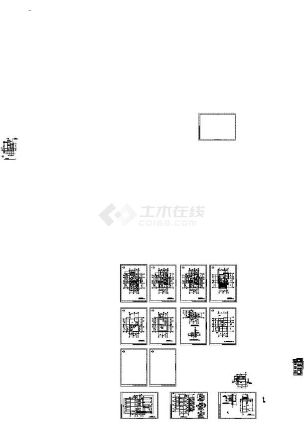 一套完整的农村自建房小洋楼设计图纸-图一