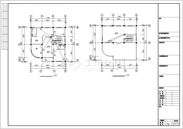 某豪华别墅电气方案设计CAD图-图一