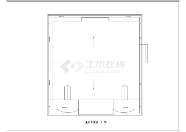 某二层框架结构农村小别墅室内装修设计cad全套施工图（甲级院设计）-图一