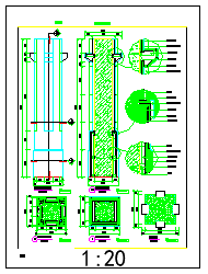 13种常见的柱子建筑装饰cad施工详图-图二