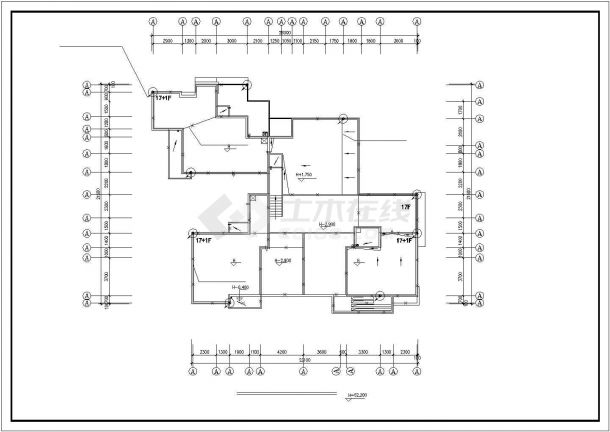 高层住宅电气施工CAD图纸，共6张-图一