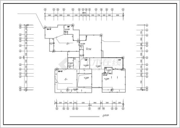 高层住宅电气施工CAD图纸，共6张-图二