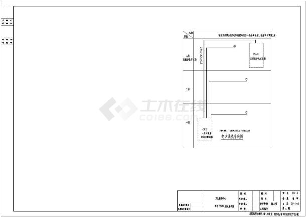 某社区卫生服务中心配电设计cad全套电气施工图纸（含设计说明，含弱电设计）-图一