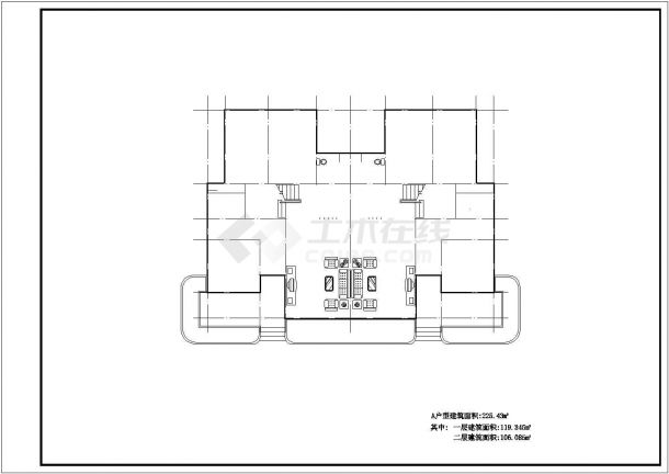平陆馨夏花园单体别墅设计cad建筑方案图（甲级院设计）-图二