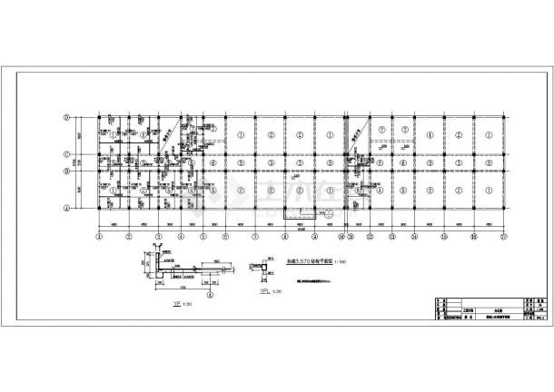 【4层】3994平米框架办公毕业设计（计算书、建筑、结构图）-图二