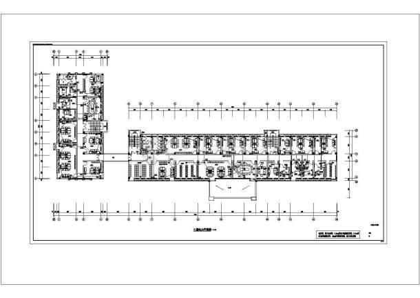整理5套5层办公楼电气施工CAD图纸-图二