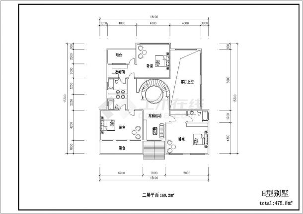 11套经典住宅户型建筑设计CAD图纸-图一