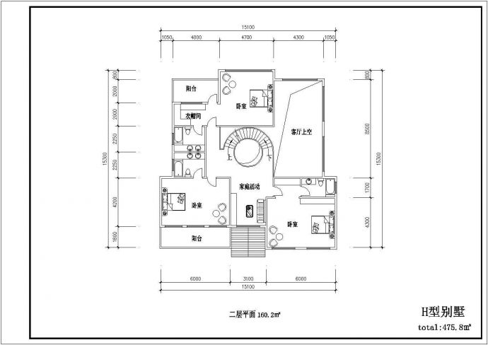11套经典住宅户型建筑设计CAD图纸_图1