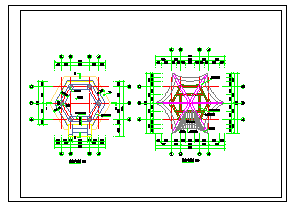 六角亭建筑设计施工图（完整混凝土施工图）-图二