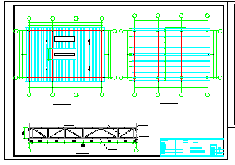 某地钢结构羽毛球场结构施工图纸（全套）-图一
