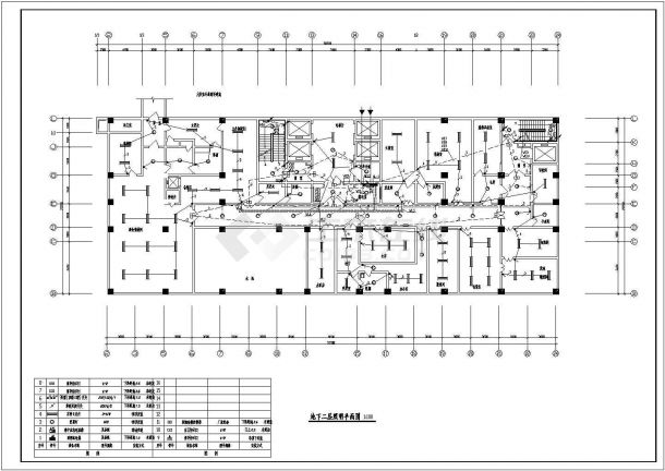 某医院一类高层建筑配电设计cad全套电气施工图（含弱电设计，含设计说明，87张）-图一