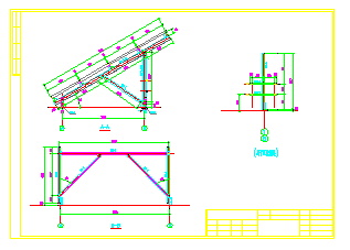 某光伏太阳能支架设计CAD施工图纸_图1