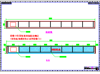 室内P4LED显示屏钢结构cad施工图纸_图1