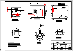 完整的泵站设计cad施工图纸-图一