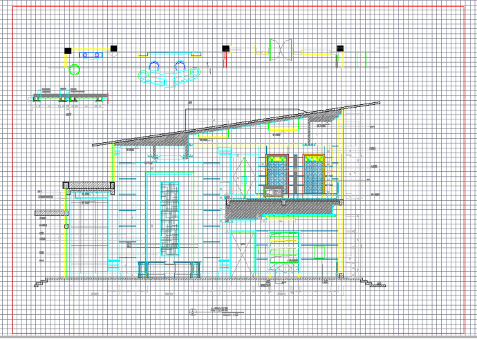 某地超级会所装修施工图CAD图纸_图1