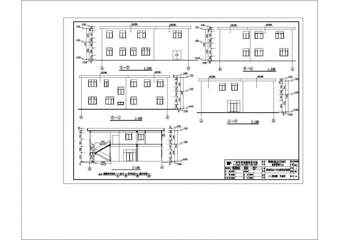某综合医疗机构建筑放射楼设计施工方案CAD图纸_图1