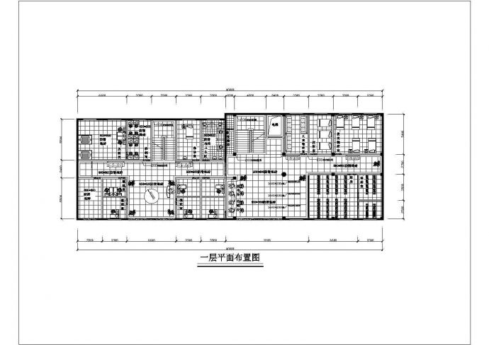 某医疗机构大楼建筑设计施工方案CAD图纸_图1