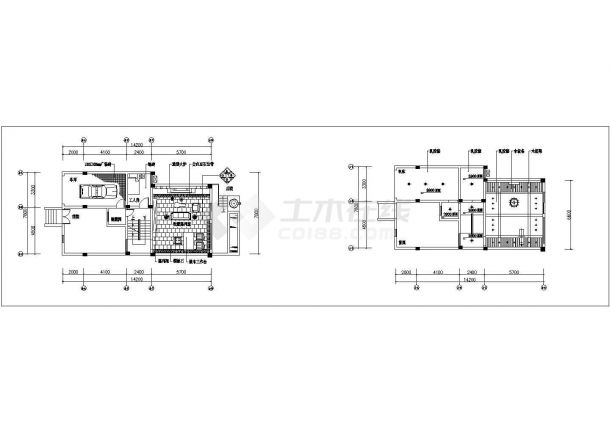 重庆市某3层川西风格独栋别墅全套建筑设计CAD图纸-图一