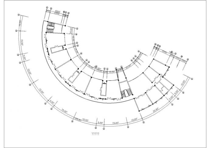 厦门市某大学附属幼儿园4层框架结构教学楼平立面设计CAD图纸_图1