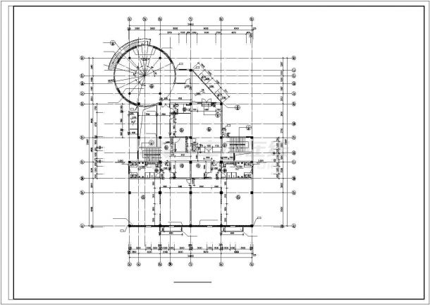 某地幼儿园平面建筑设计CAD图纸-图二
