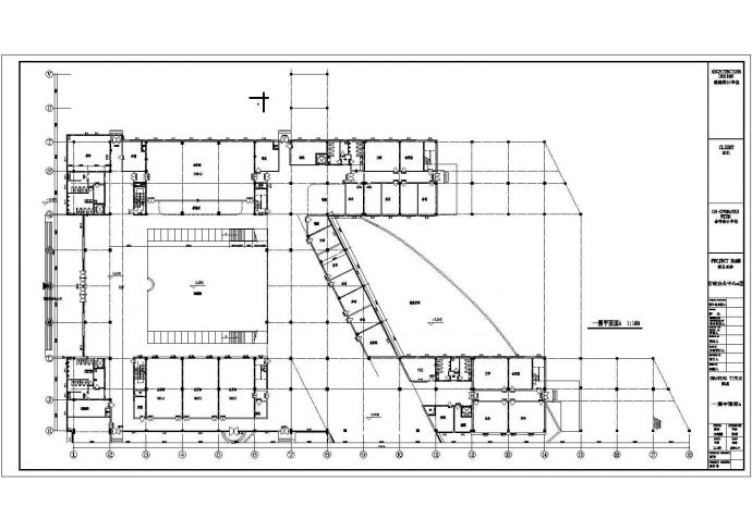行政办公中心a区住宅楼全套施工设计cad图纸_图1