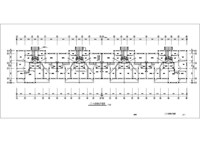 某工业园区住宅楼CAD电气设计施工图纸_图1