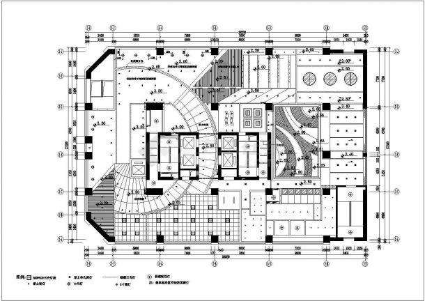 某单层公寓会所建筑设计CAD方案图-图一