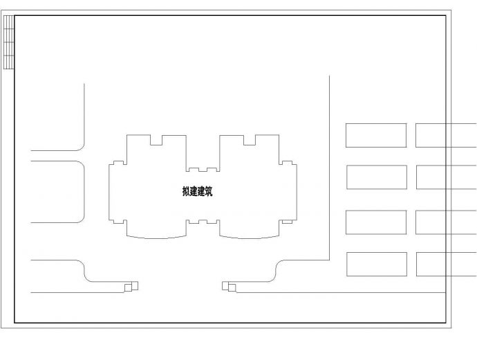 某高校7层住宅楼建筑CAD设计施工图_图1