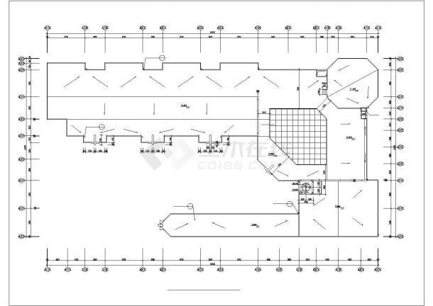 厦门市思明南路某社区幼儿园3层框架结构教学楼建筑设计CAD图纸-图一