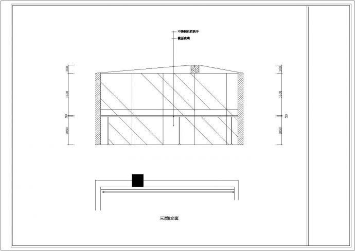 复式住宅楼CAD装修施工详图_图1