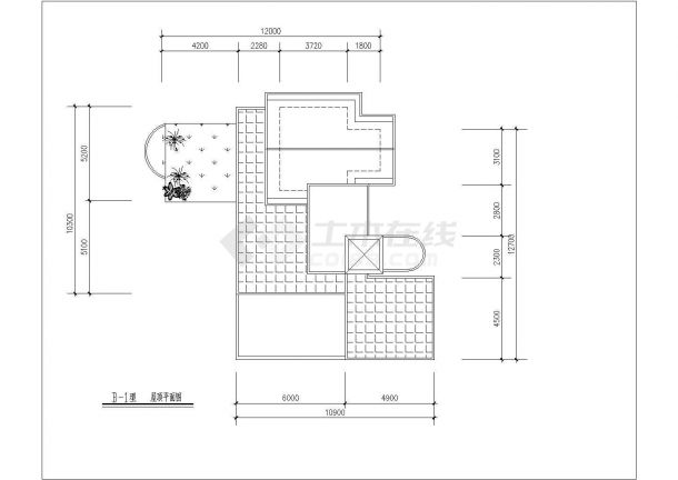 某三层框架结构简欧风格独立别墅设计cad建筑方案图（甲级院设计）-图一
