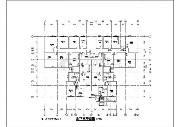 某地6层住宅楼建筑设计cad图（共6张）-图一