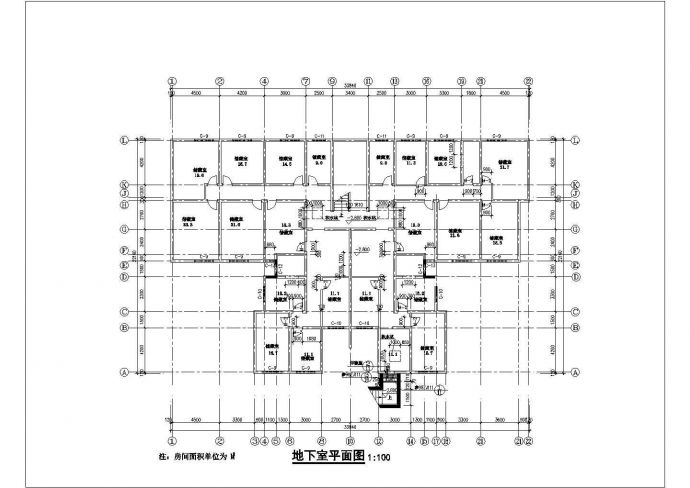 某地6层住宅楼建筑设计cad图（共6张）_图1