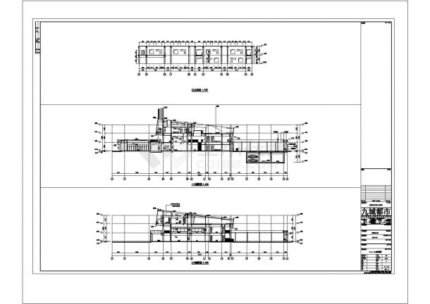 江苏昆山 鹿城幼儿园（三层，8967㎡）全套建筑设计cad施工图纸（含建筑设计说明）-图一
