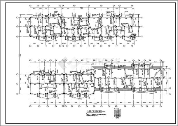 某典住宅结构设计CAD施工图-图二