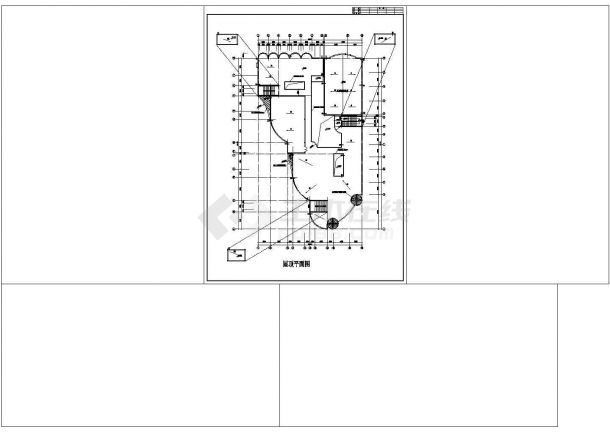 蚌埠市昌里路某社区3层框混结构幼儿园全套建筑设计CAD图纸-图一