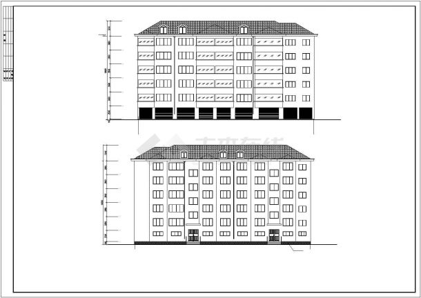 【5层】住宅楼全套设计 （2000~3000平，含计算书，建筑图，结构图）.dwg-图一