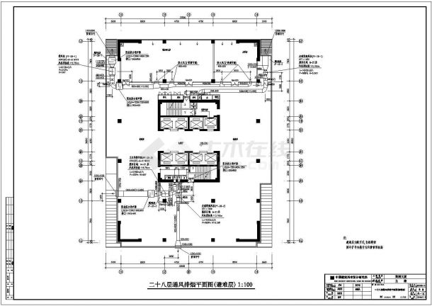 重庆某四十二层国际城建筑施工图19-图一