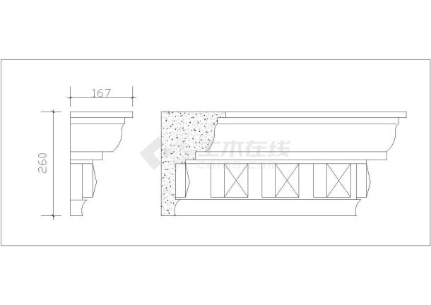 房屋改造工程经典常用檐口线设计CAD图纸（30张）-图一