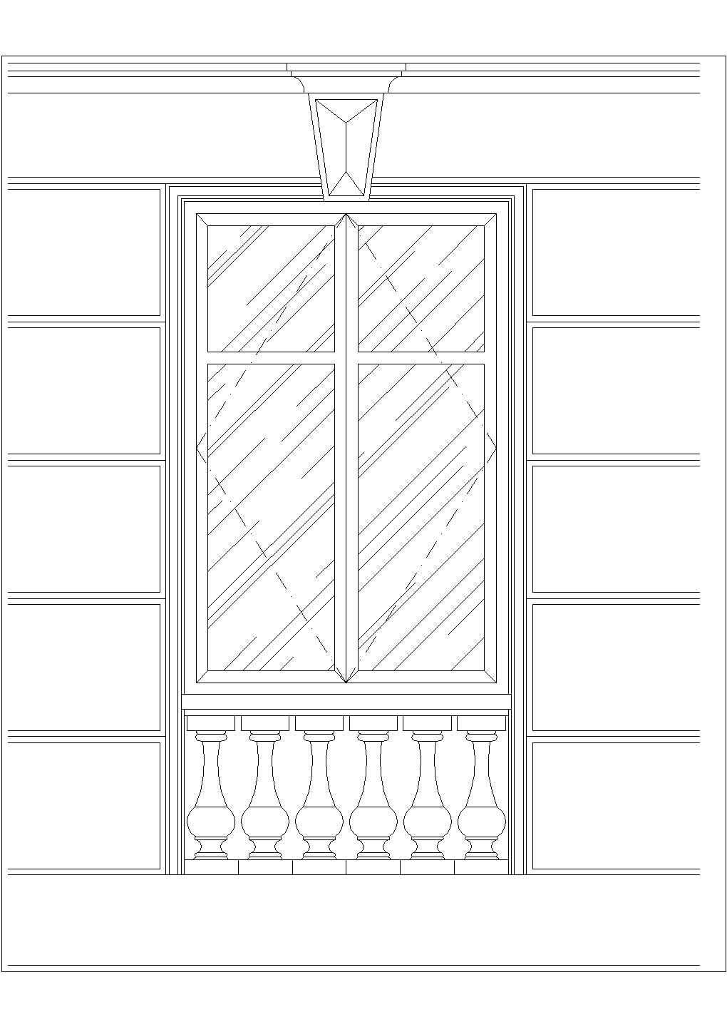 房屋内部经典热门常用西式门窗设计CAD图纸（24张）