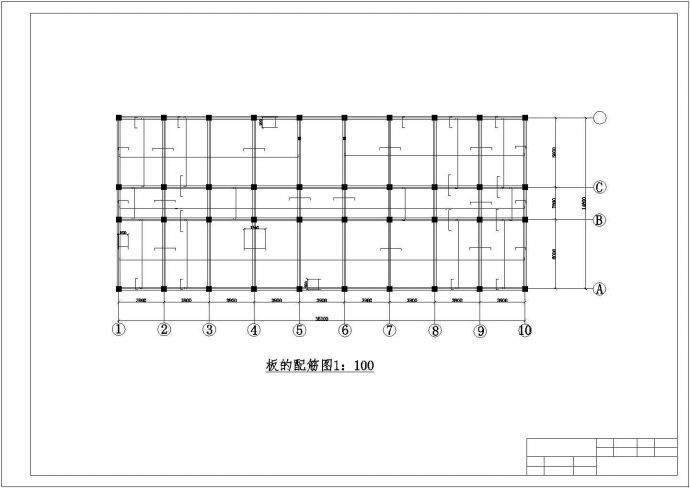 【6层】3116.88平米框架办公楼毕业设计（计算书、建筑、结构施工图）.dwg_图1