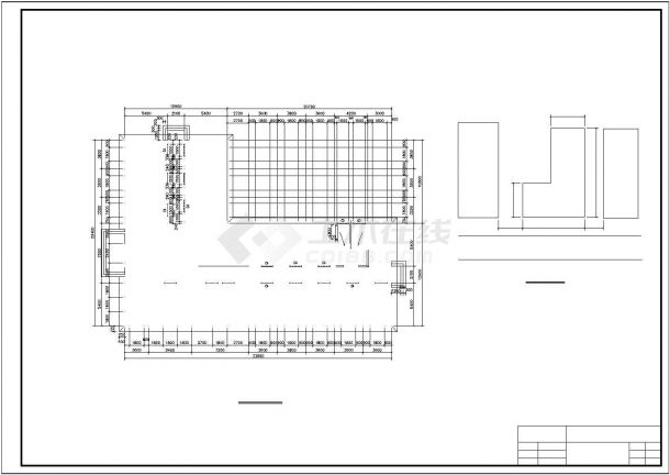 【6层】3413.34平米六层框架综合办公楼毕业设计（结构计算书、工程量计算表、预算书、CAD图纸11张）.dwg-图一